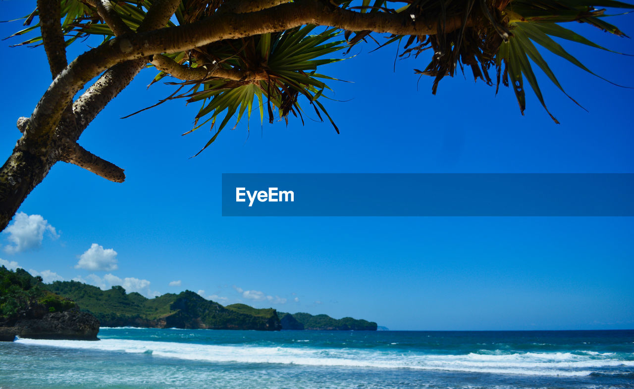 SCENIC VIEW OF BLUE SEA AGAINST SKY