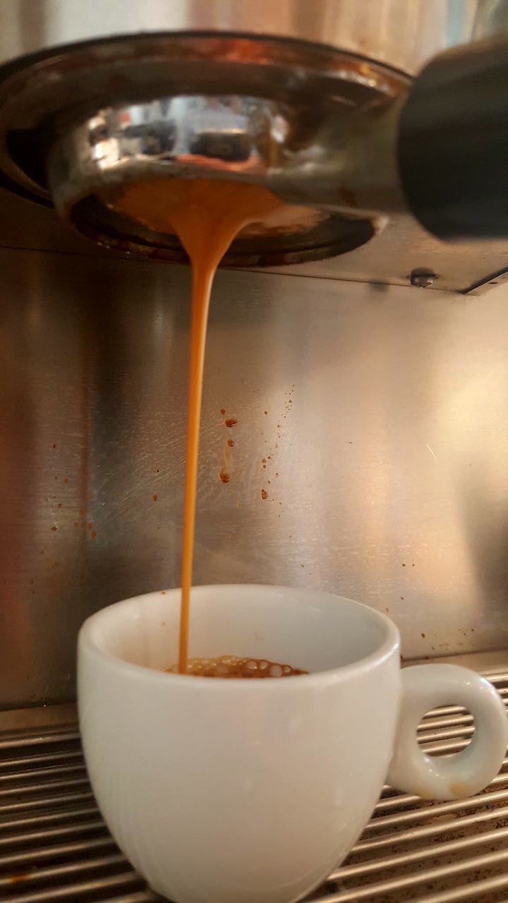 CLOSE-UP OF TEA IN KITCHEN