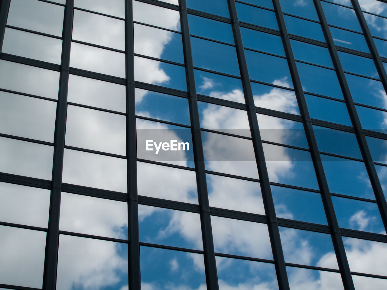 Low angle view of modern building