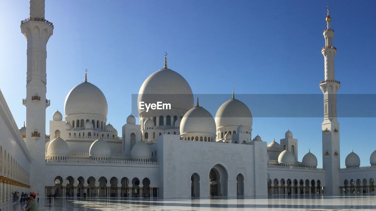 View of cathedral against clear sky