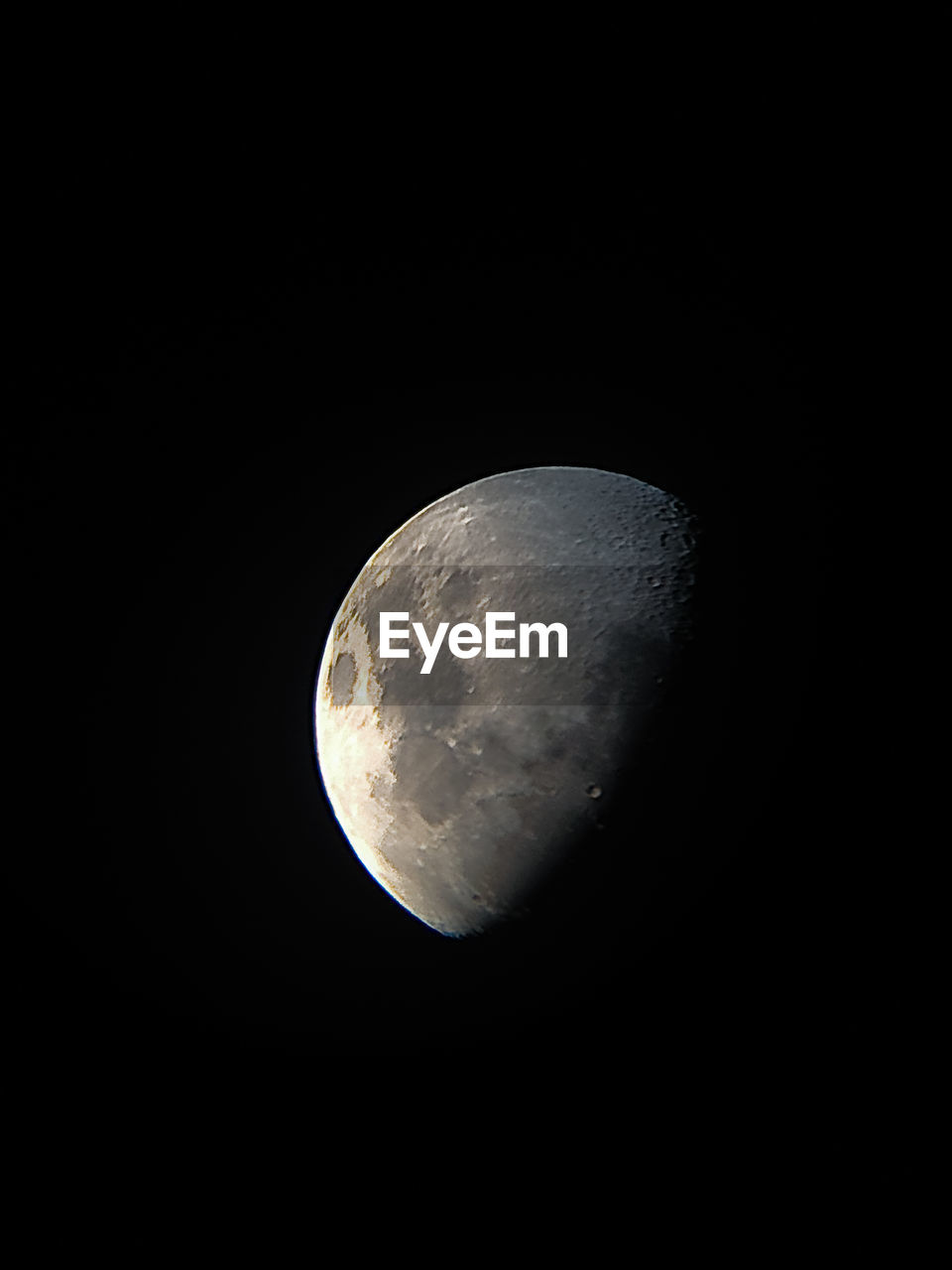 LOW ANGLE VIEW OF MOON IN SKY
