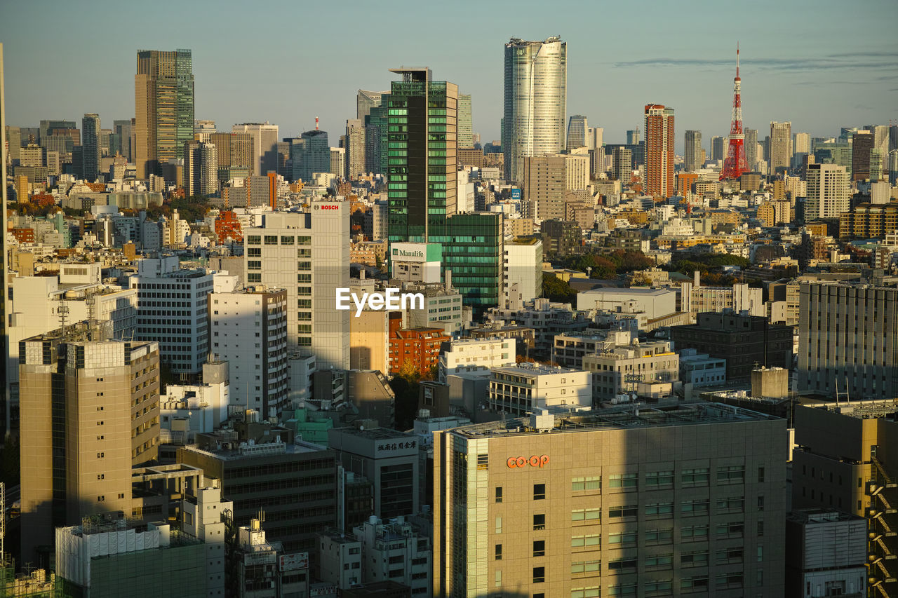 Skyscrapers in city