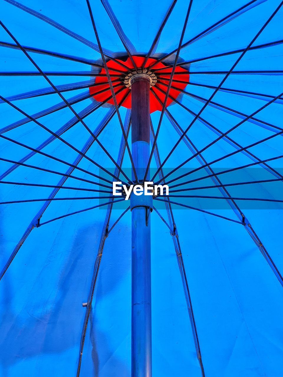 Low angle view of umbrella