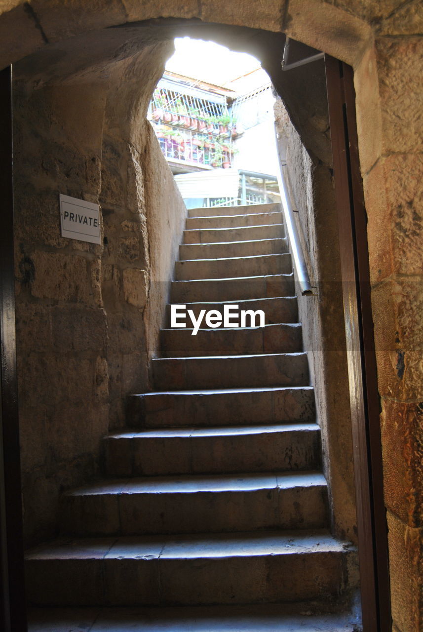 STAIRCASE IN BUILDING