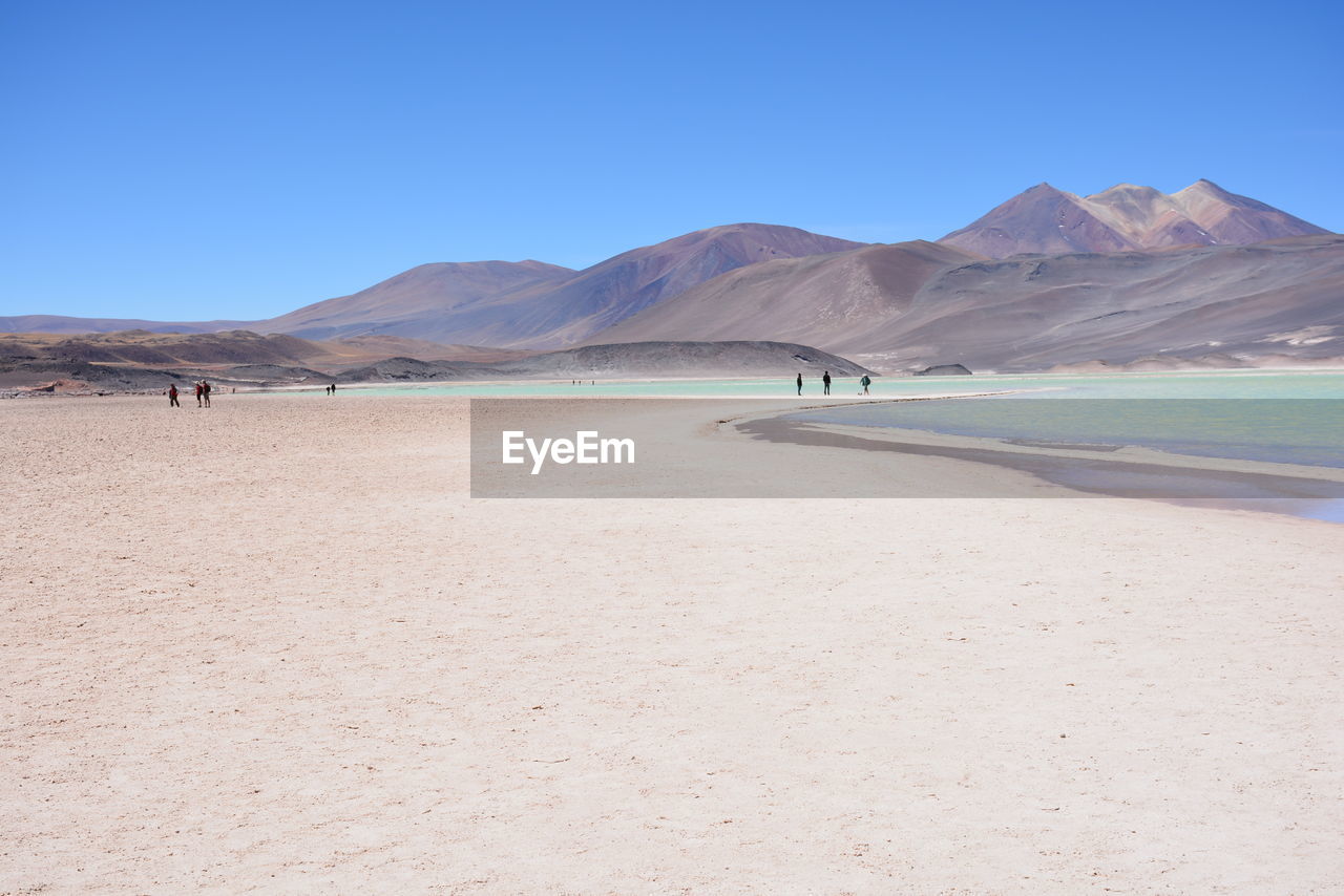 VIEW OF DESERT AGAINST CLEAR SKY