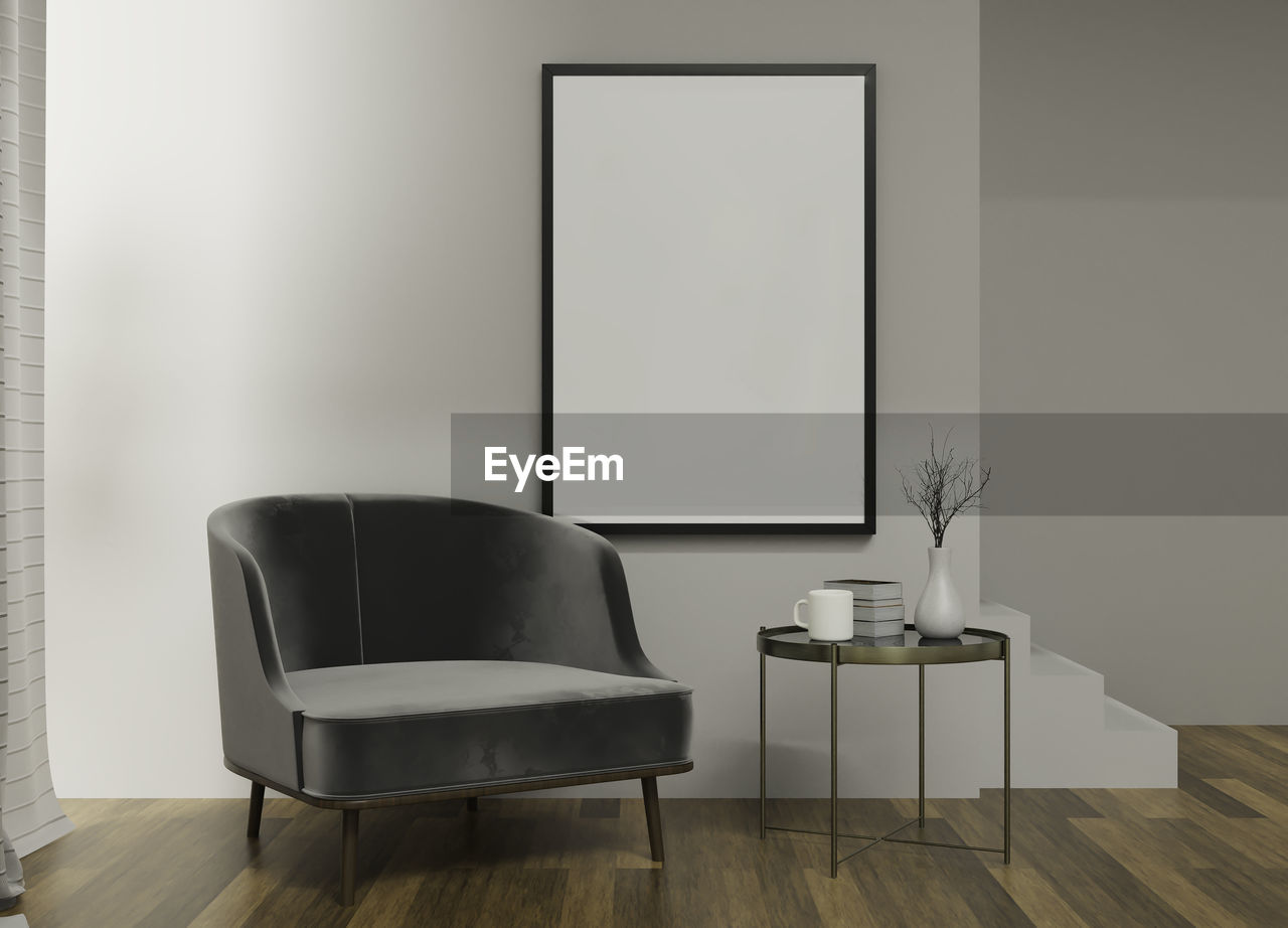 EMPTY CHAIRS AND TABLES AT HOME