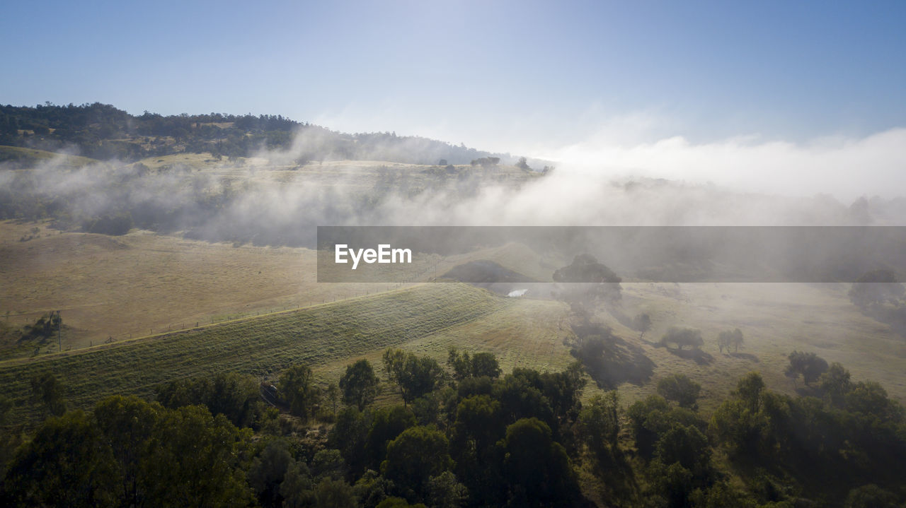 Panoramic view of landscape against sky