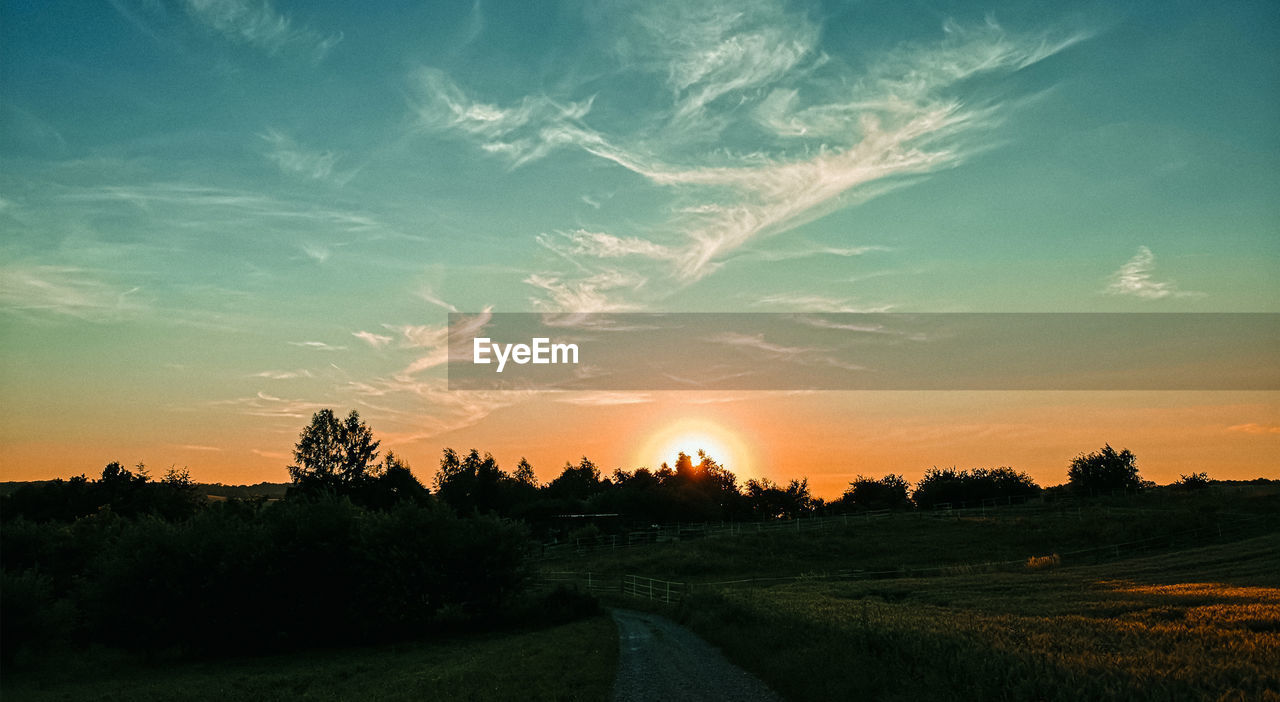 SCENIC VIEW OF SUNSET