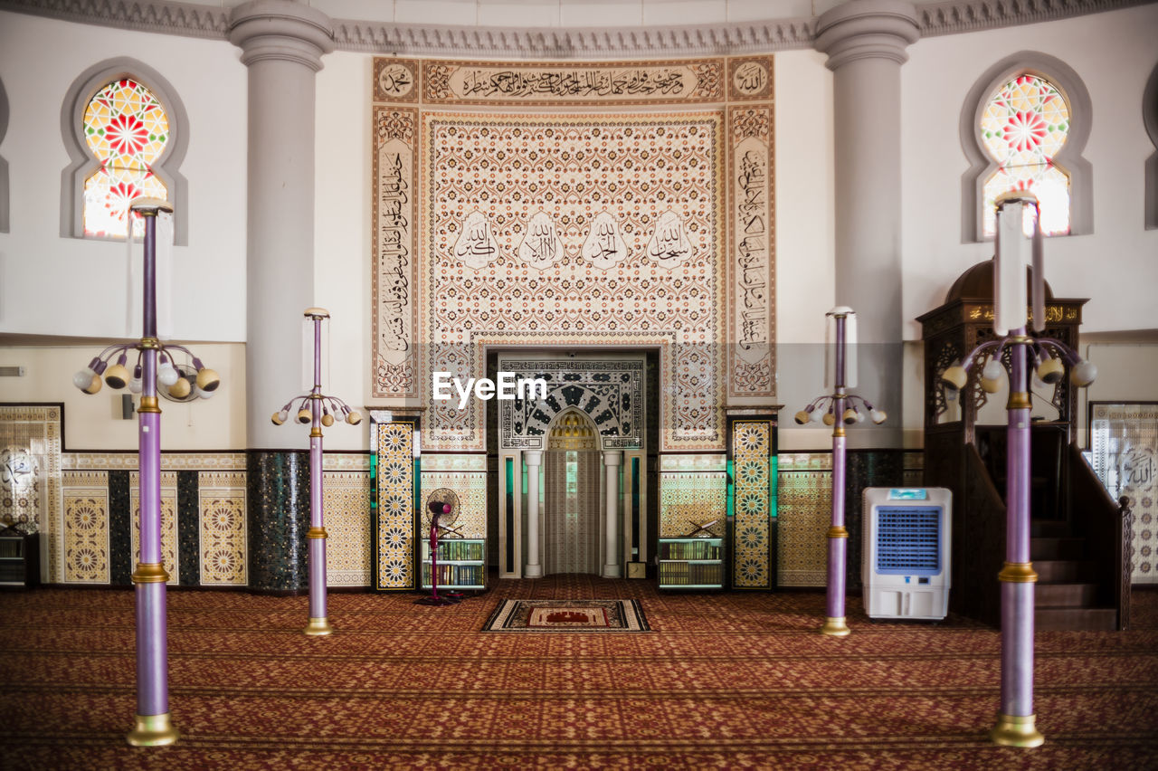 Interior of mosque