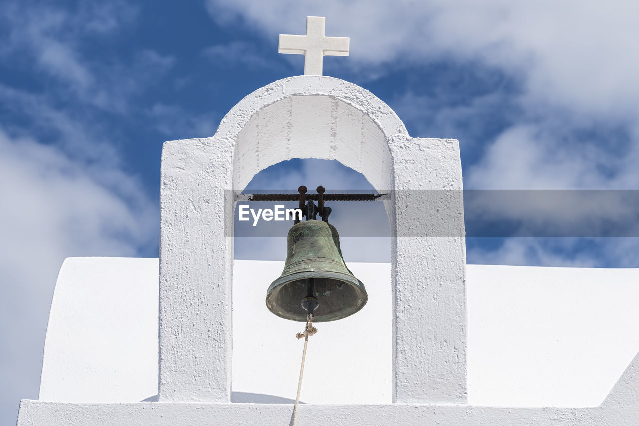 Bell tower in santorini