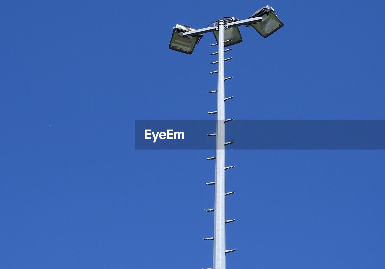 Floodlight mast at a small sports facility