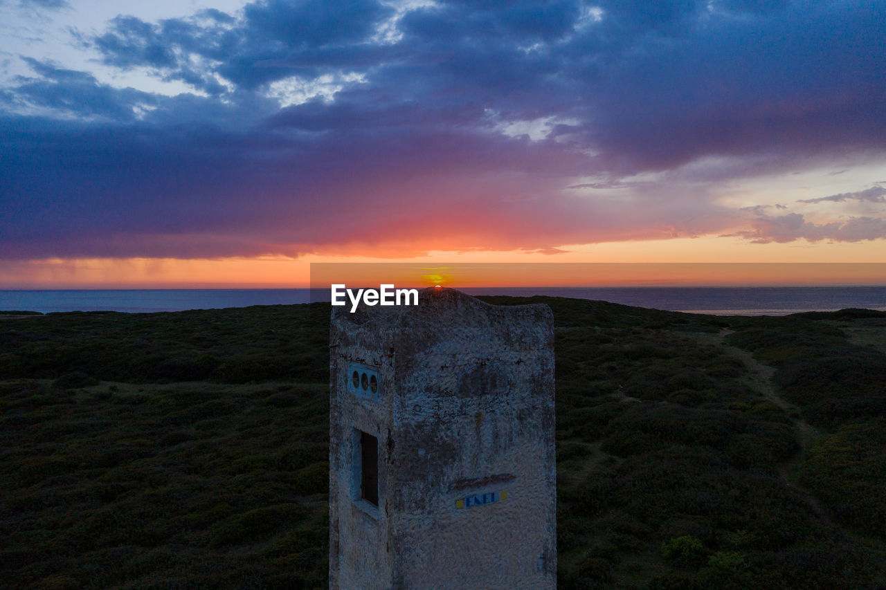 SCENIC VIEW OF SEA DURING SUNSET