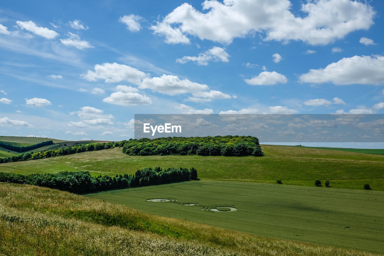 Scenic view of landscape against sky