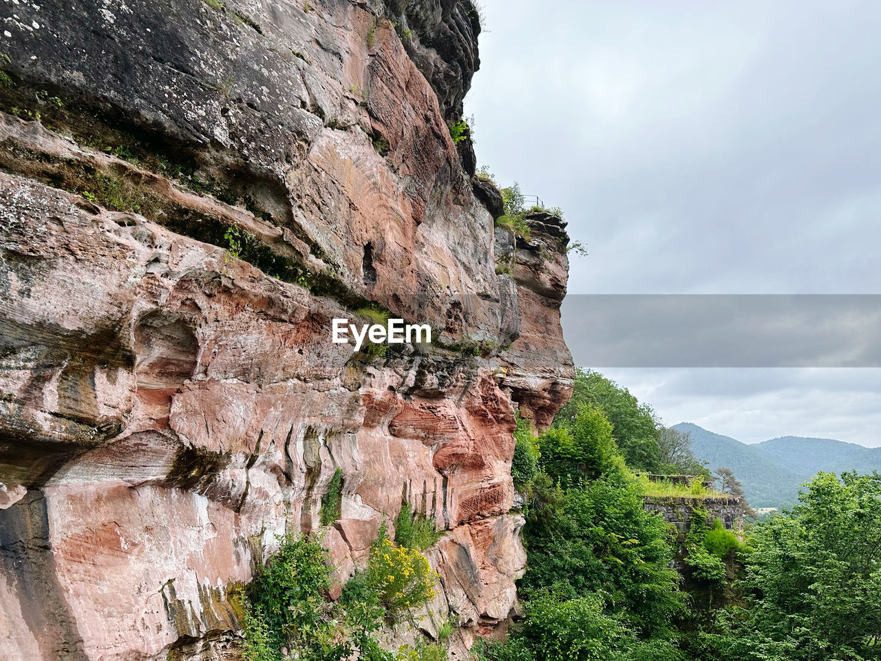 rock, nature, rock formation, mountain, plant, scenics - nature, cliff, beauty in nature, tree, sky, land, travel destinations, cloud, travel, environment, non-urban scene, landscape, no people, outdoors, tranquility, mountain range, terrain, day, geology, tourism, tranquil scene, physical geography, architecture, canyon, low angle view, idyllic, eroded, extreme terrain