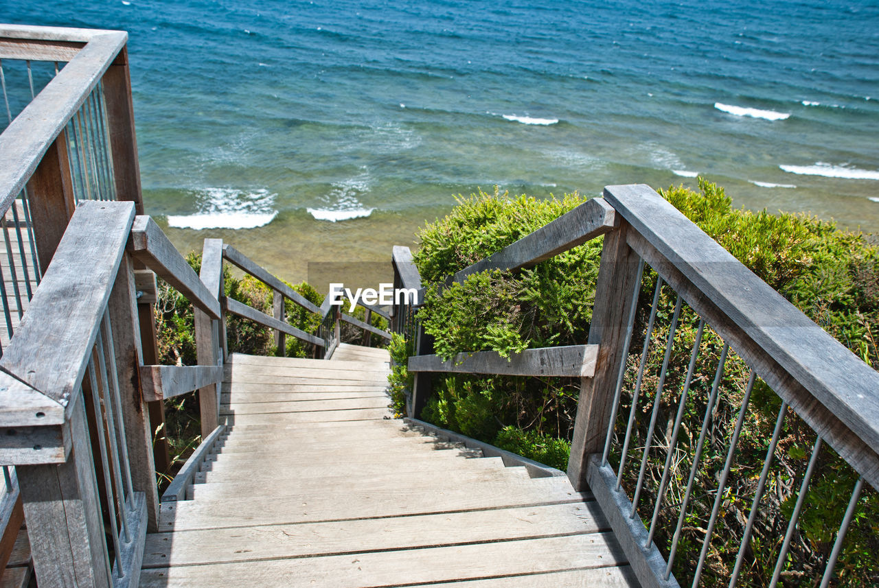 Boardwalk on beach