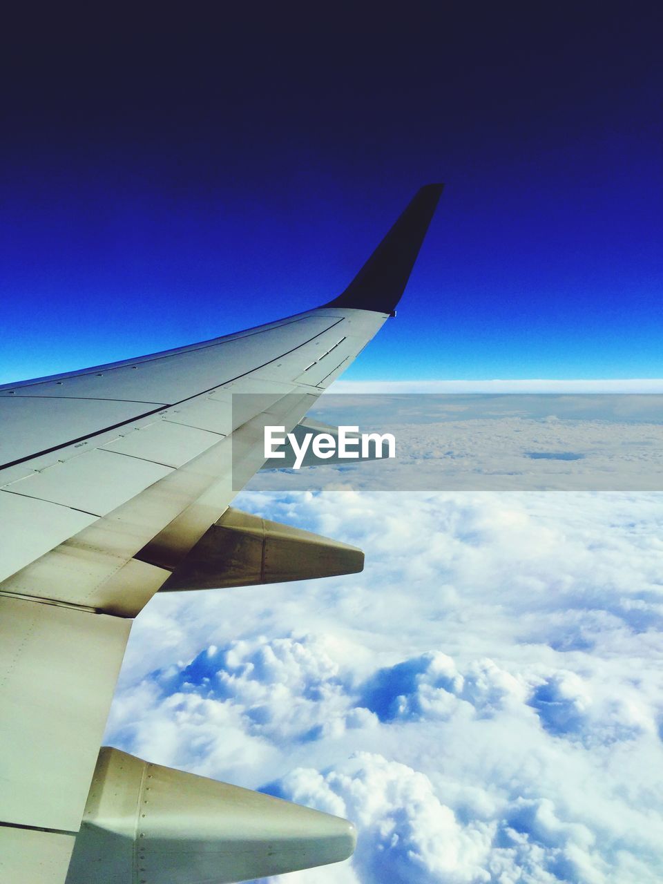 Majestic cloudscape seen from airplane