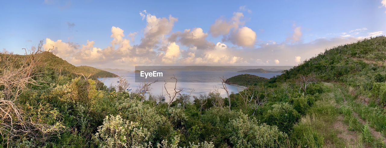 Panoramic view of landscape against sky