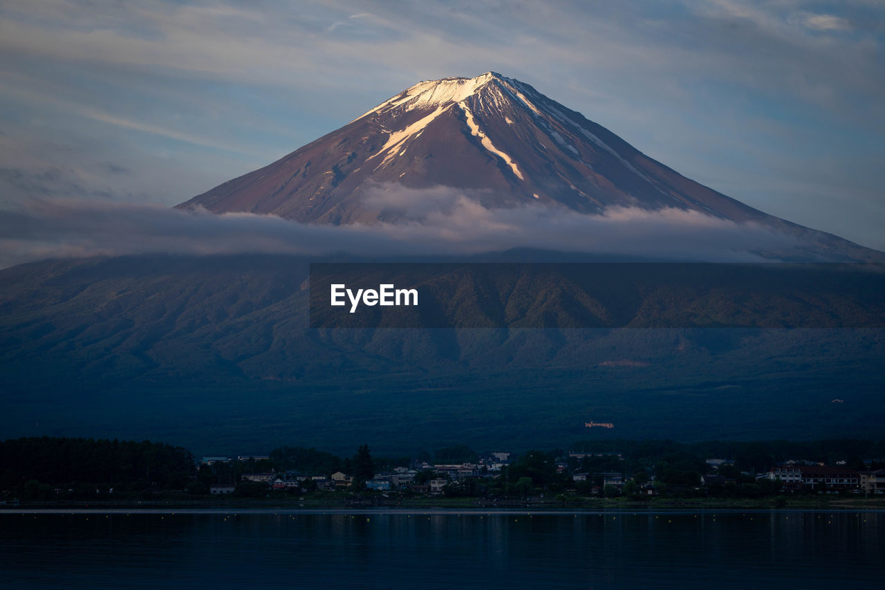 Scenic view of mountain against sky