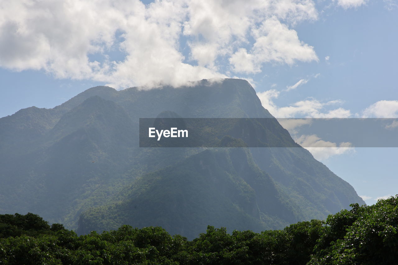 MOUNTAIN RANGE AGAINST SKY