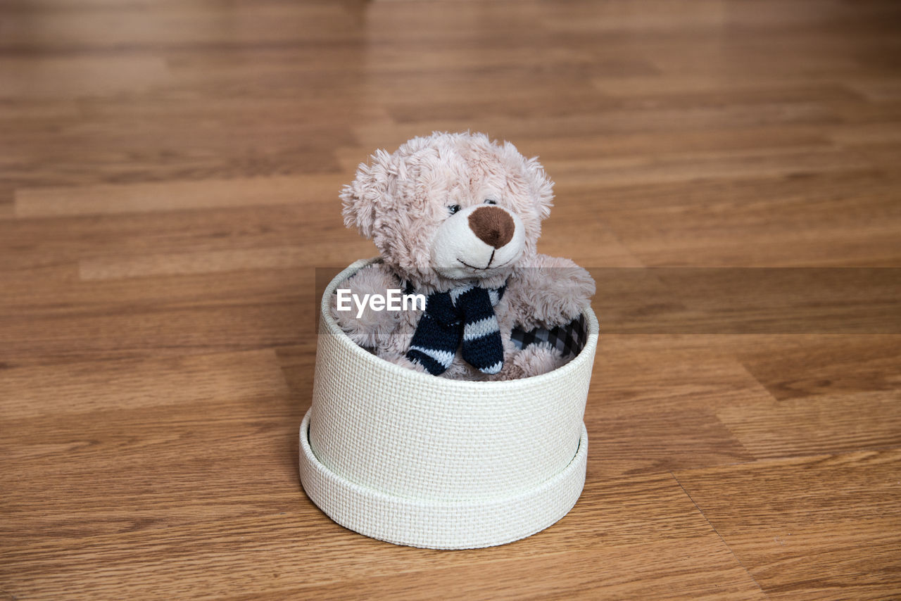 Three friends teddy from the box