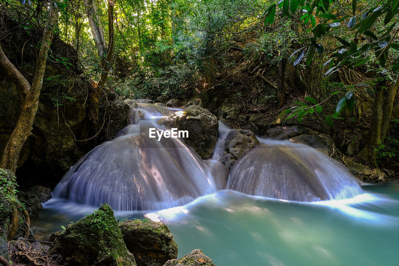 SCENIC VIEW OF WATERFALL