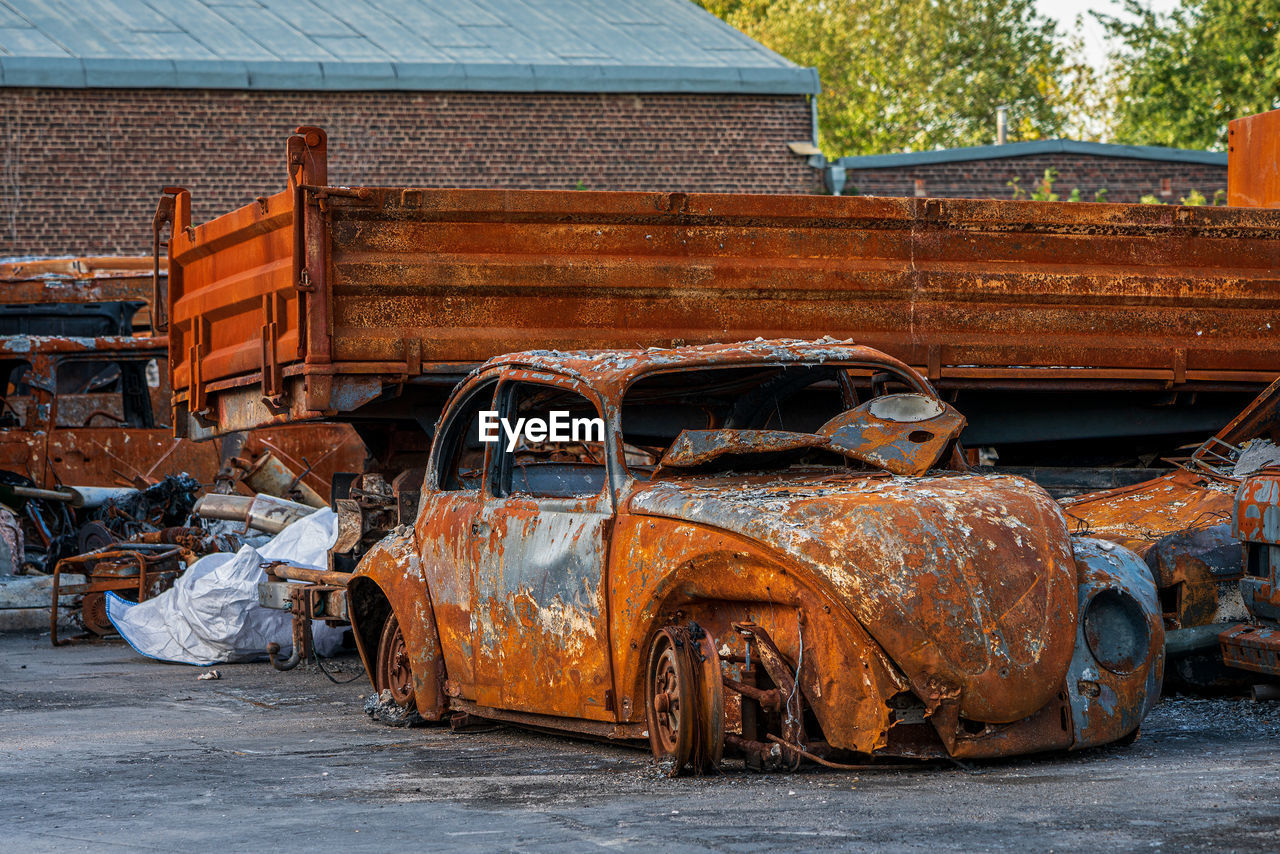 Old abandoned car