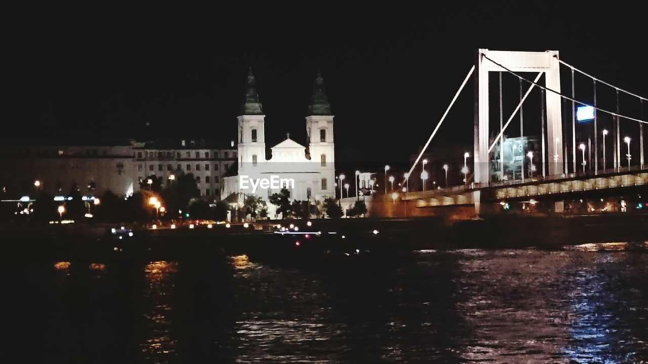 ILLUMINATED CITY AT NIGHT