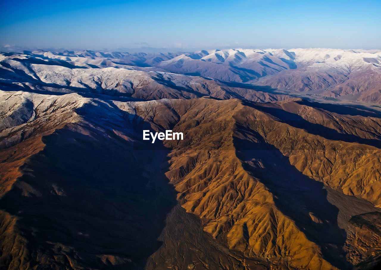 Scenic view of dramatic landscape