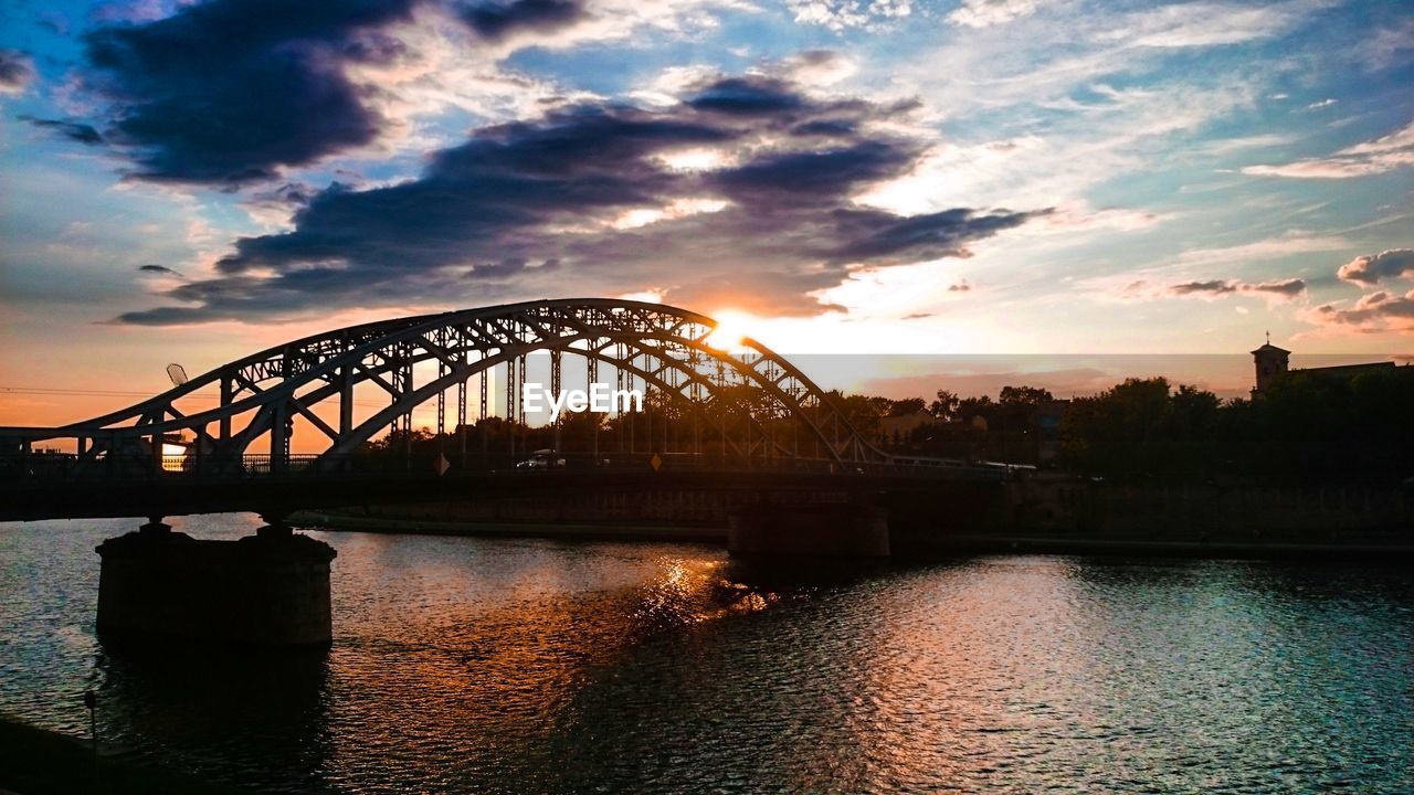 SUNSET OVER RIVER