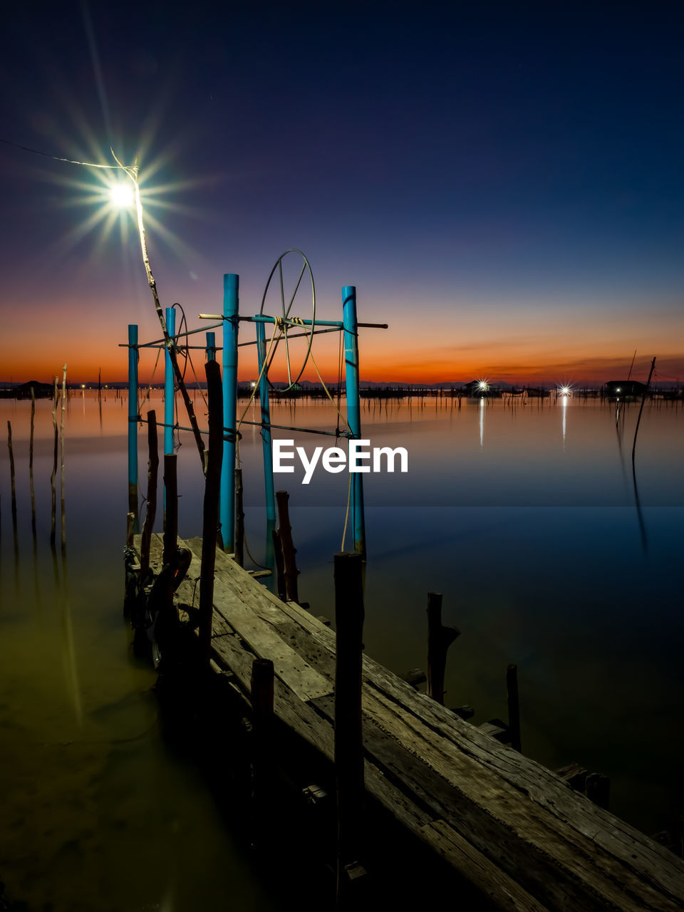 scenic view of sunset