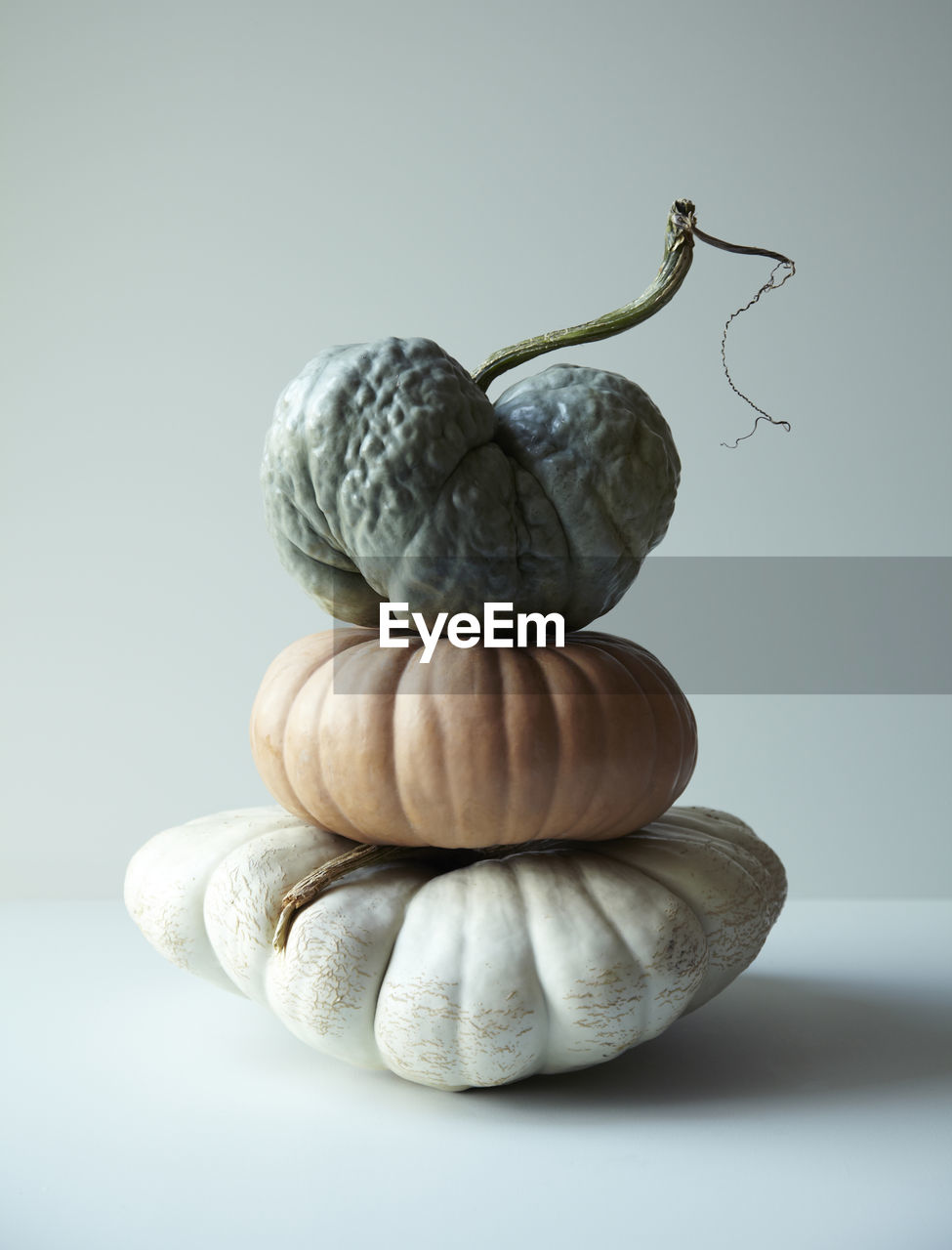 Stack of pumpkin and gourds