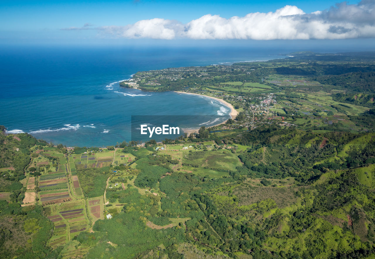 AERIAL VIEW OF SEA AGAINST SKY