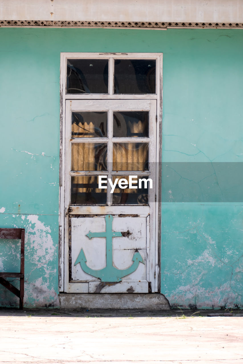 CLOSED DOOR OF BUILDING