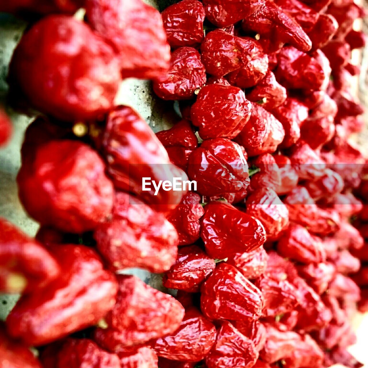 Detail shot of red chilies
