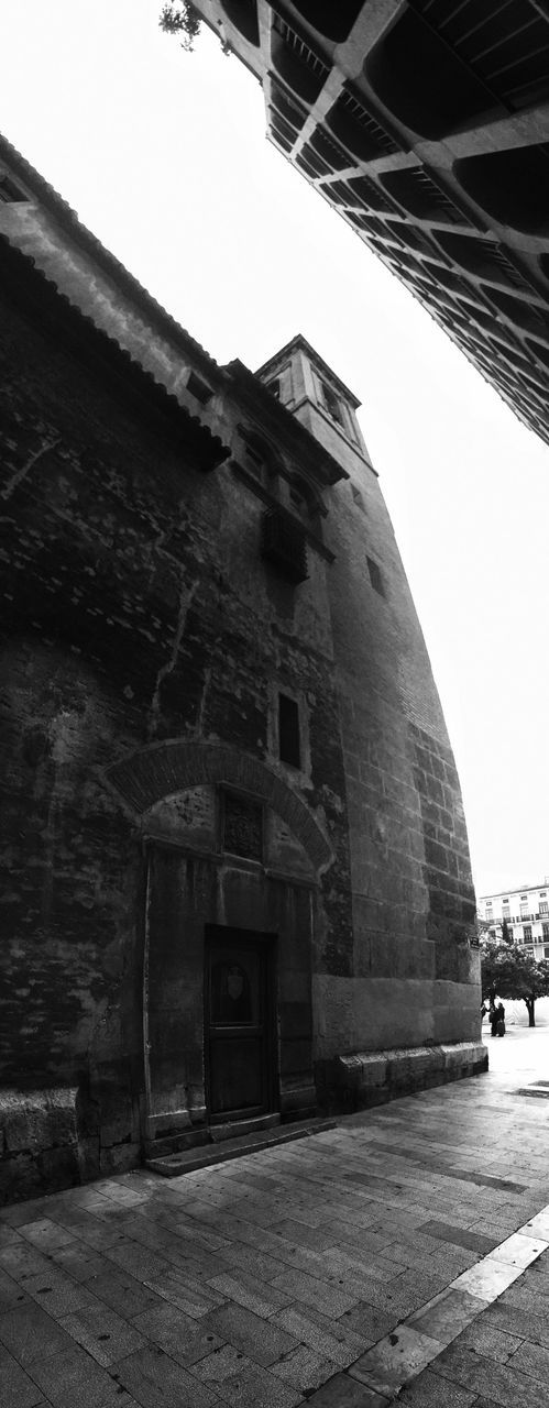 LOW ANGLE VIEW OF OLD BUILDING