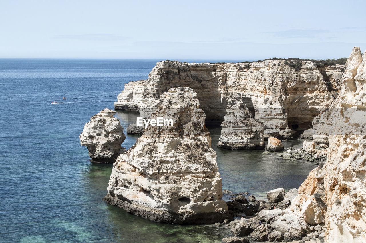 Cliffs on sea