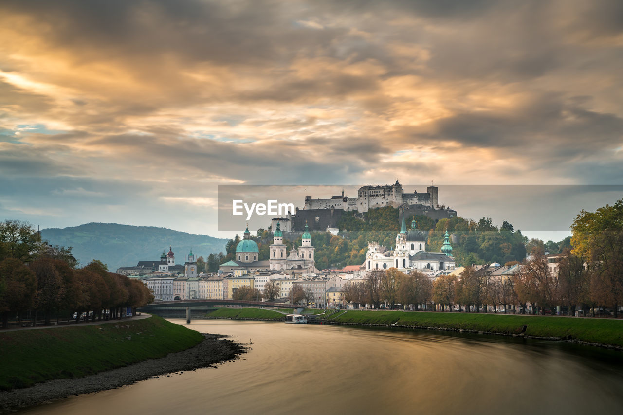 Salzburg historic town center, austria