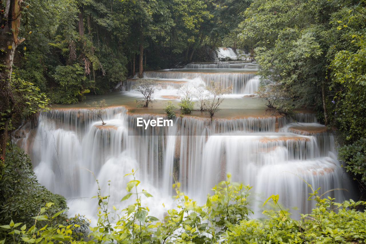 SCENIC VIEW OF WATERFALL