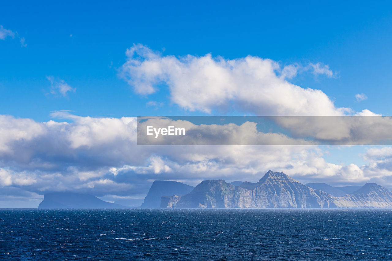 panoramic view of sea against sky