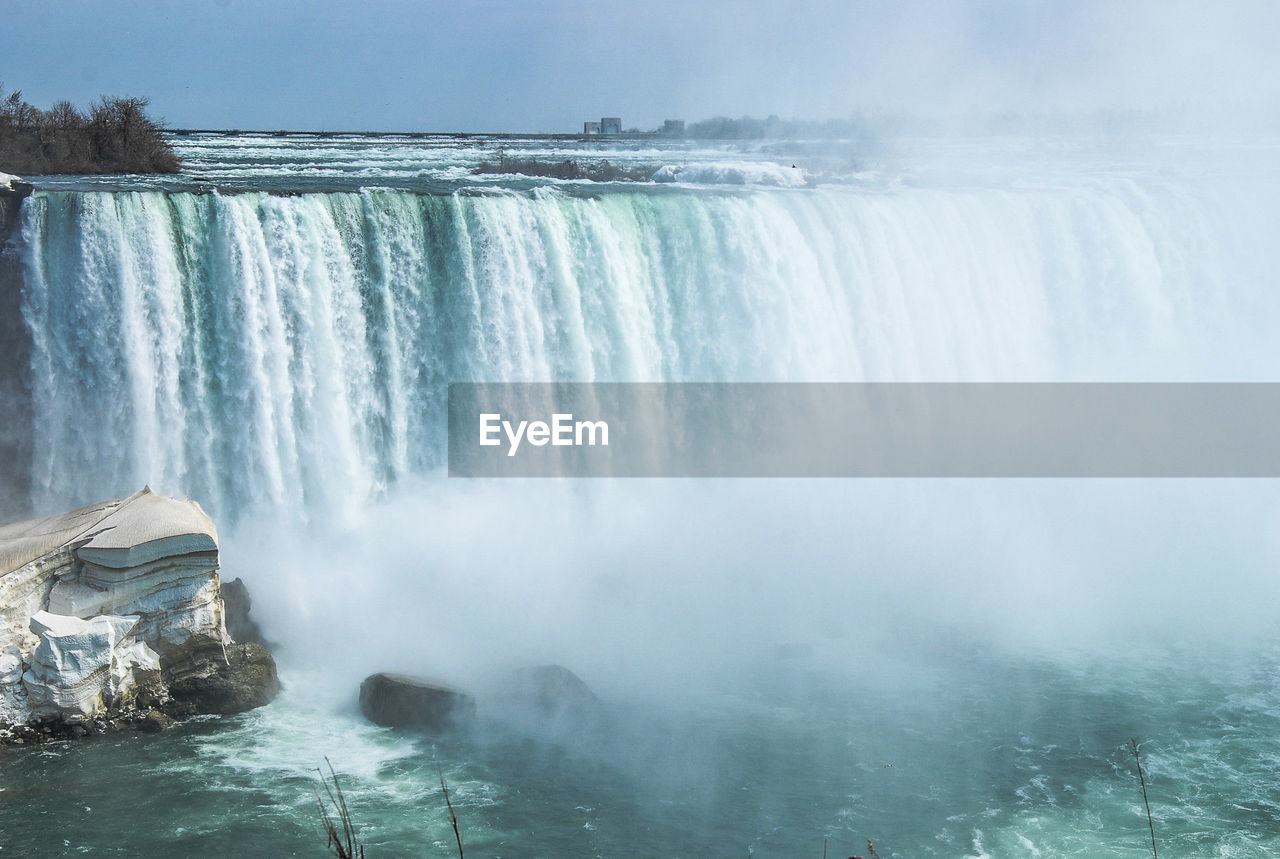 SCENIC VIEW OF WATERFALL