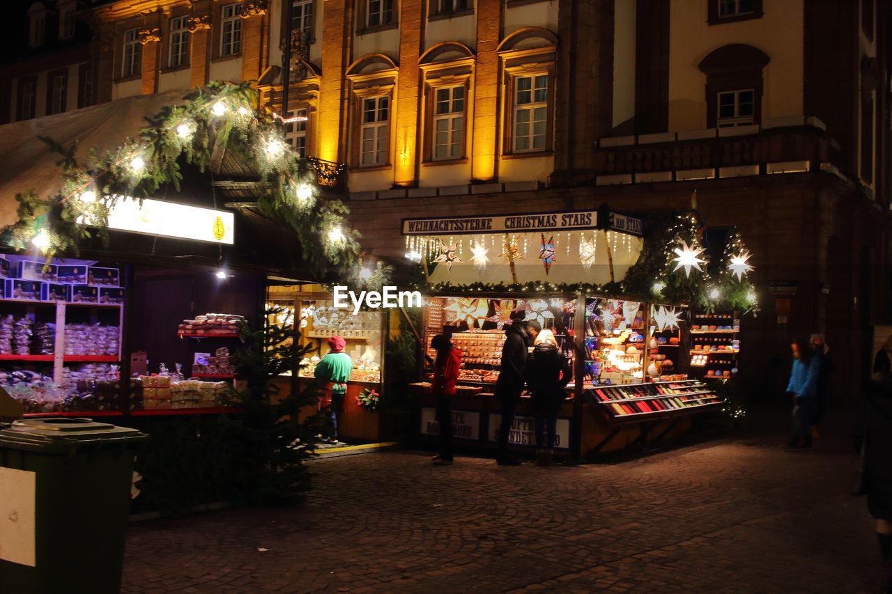 ILLUMINATED CITY AT NIGHT