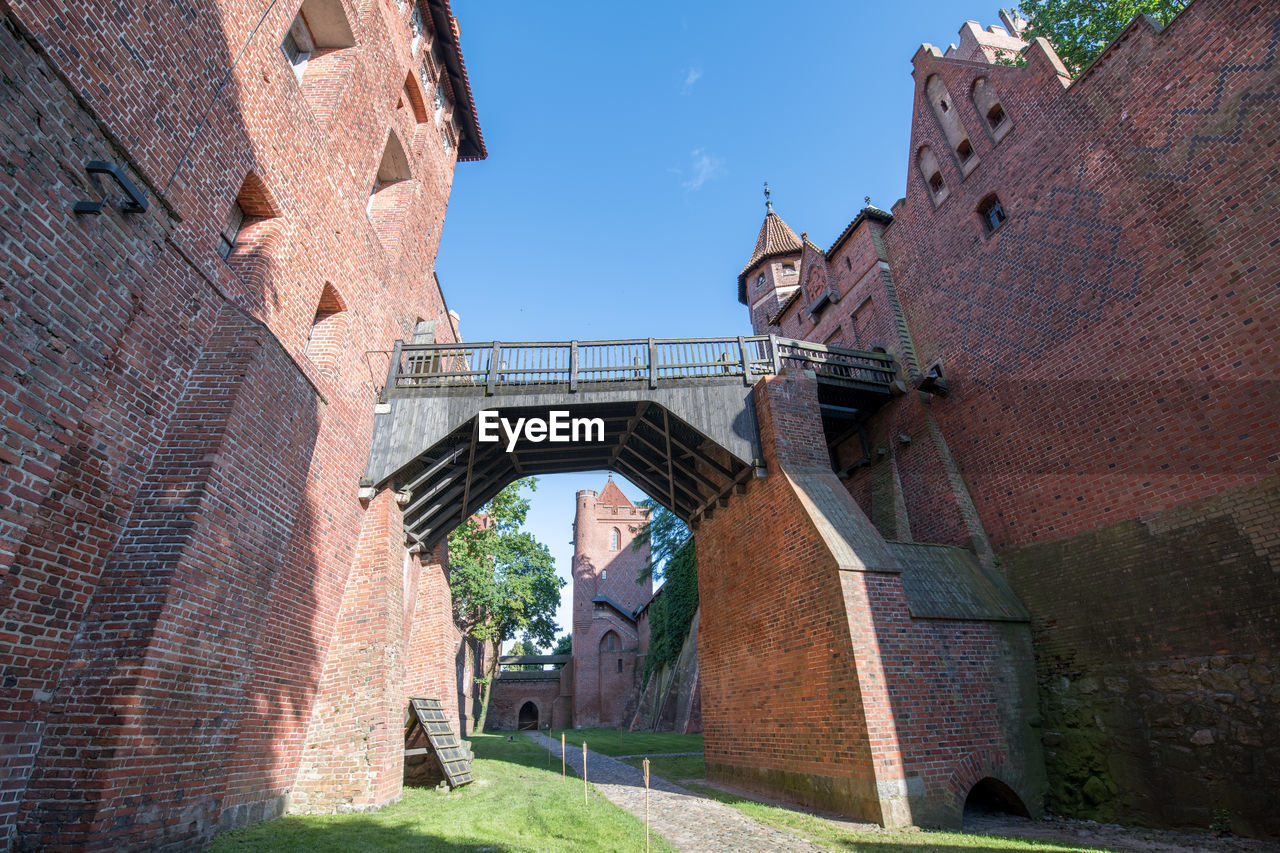 Old building against sky burggraben marienburg