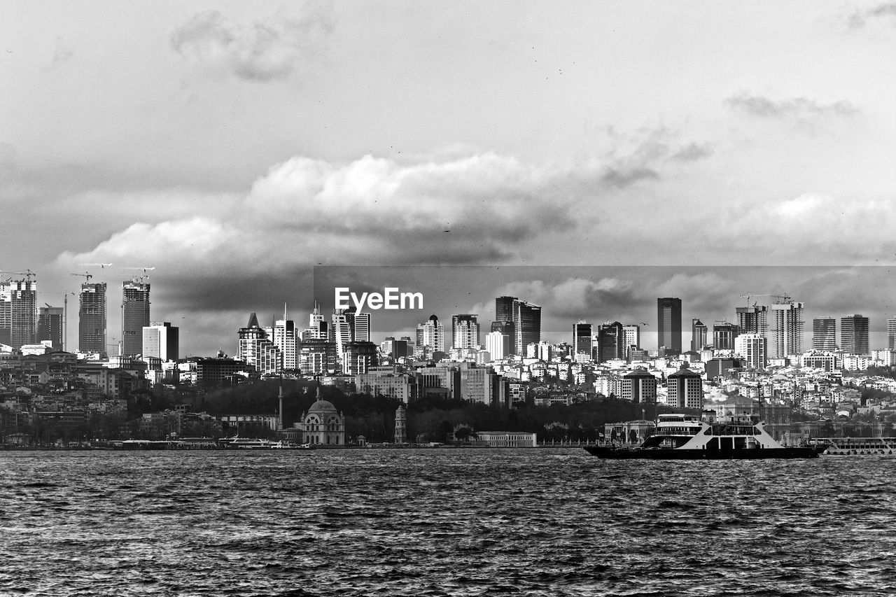 River with buildings in distance