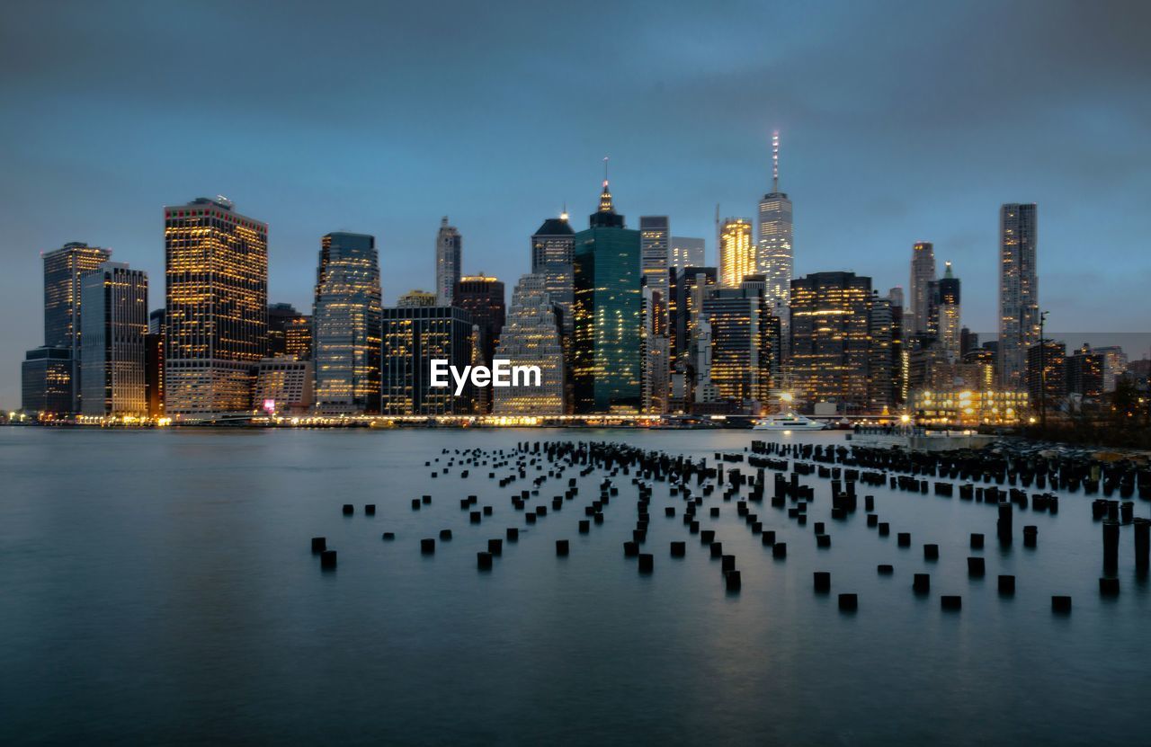 View of city skyline