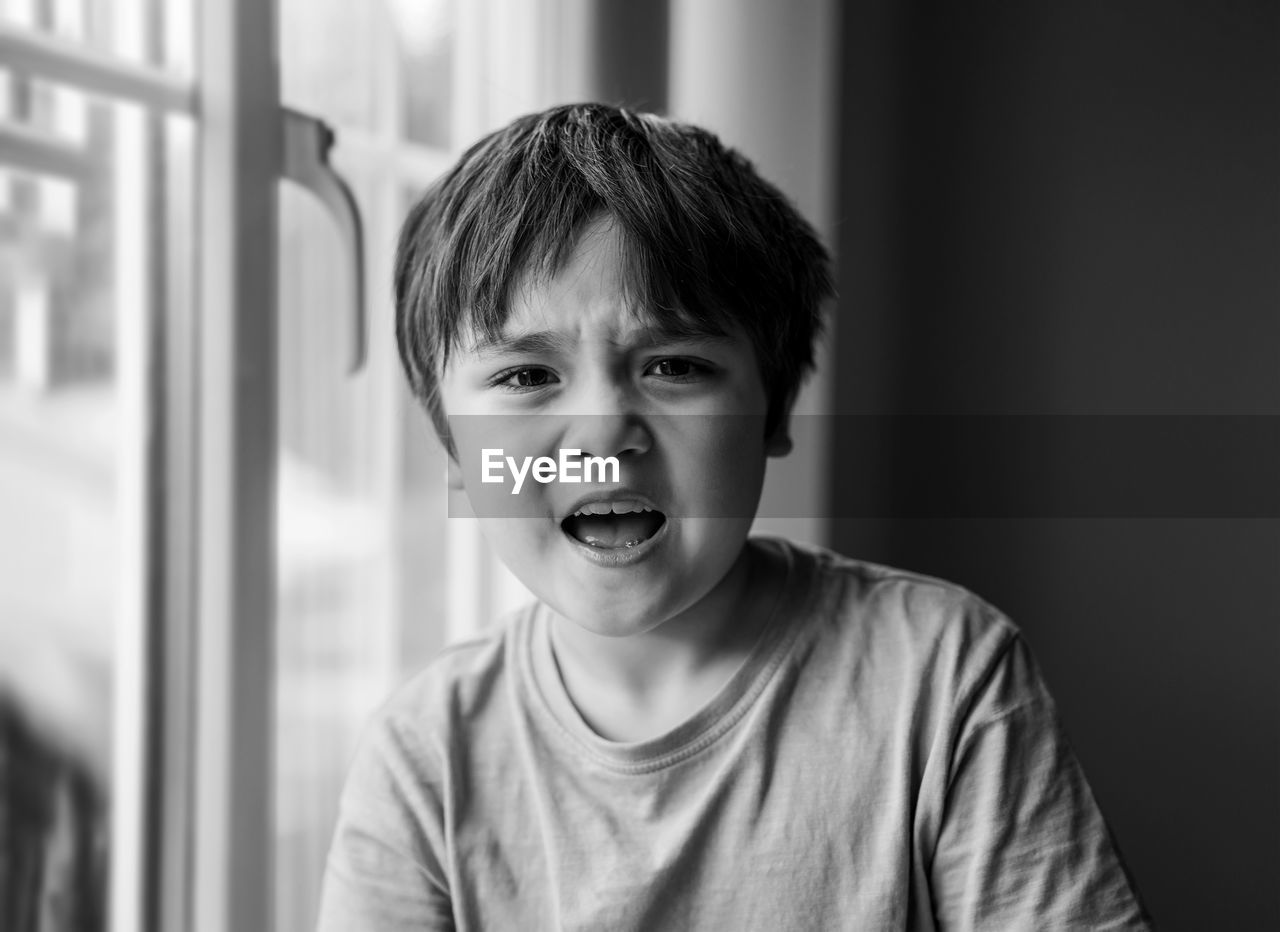 Portrait of smiling boy