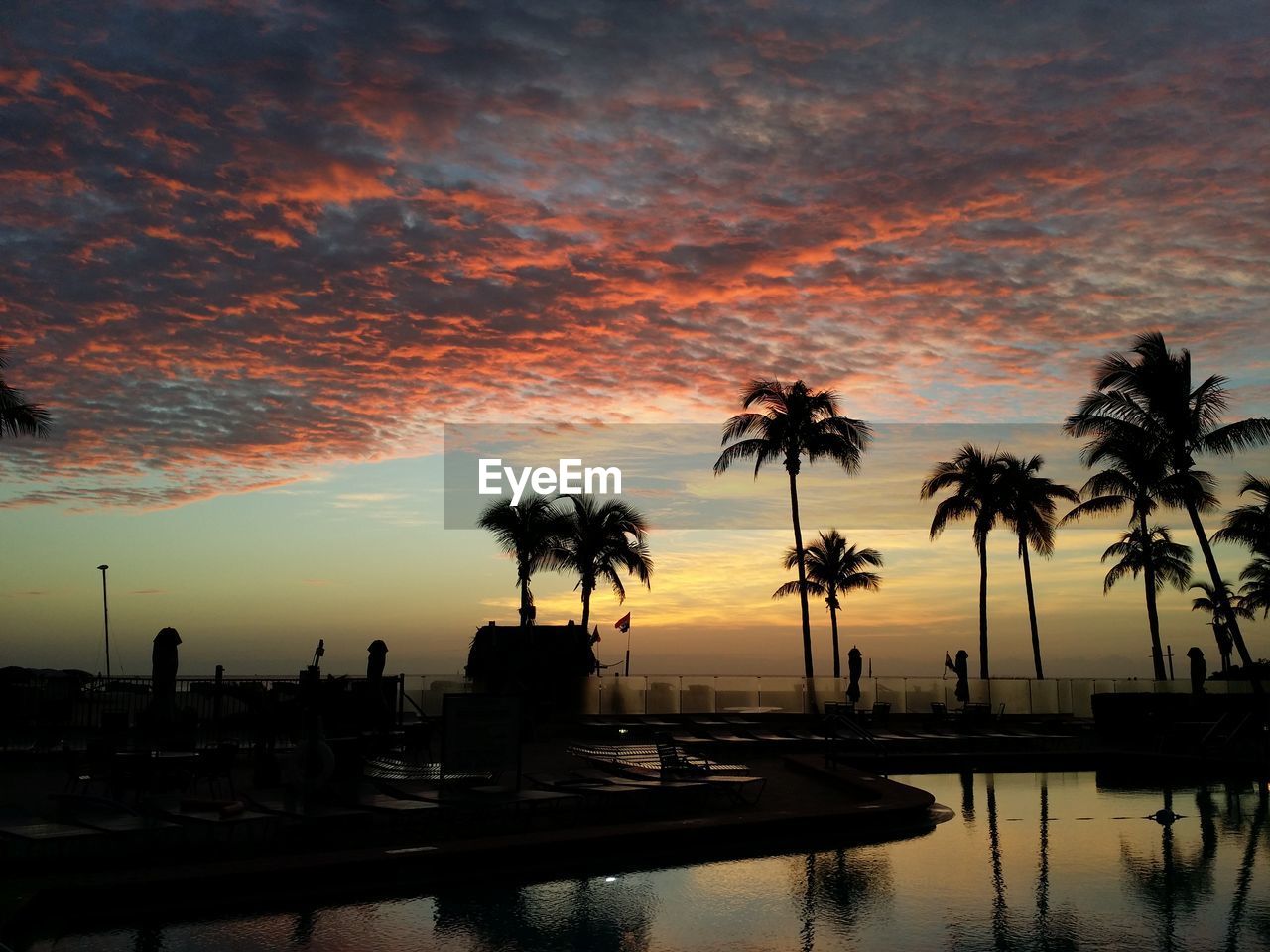 SCENIC VIEW OF SEA DURING SUNSET