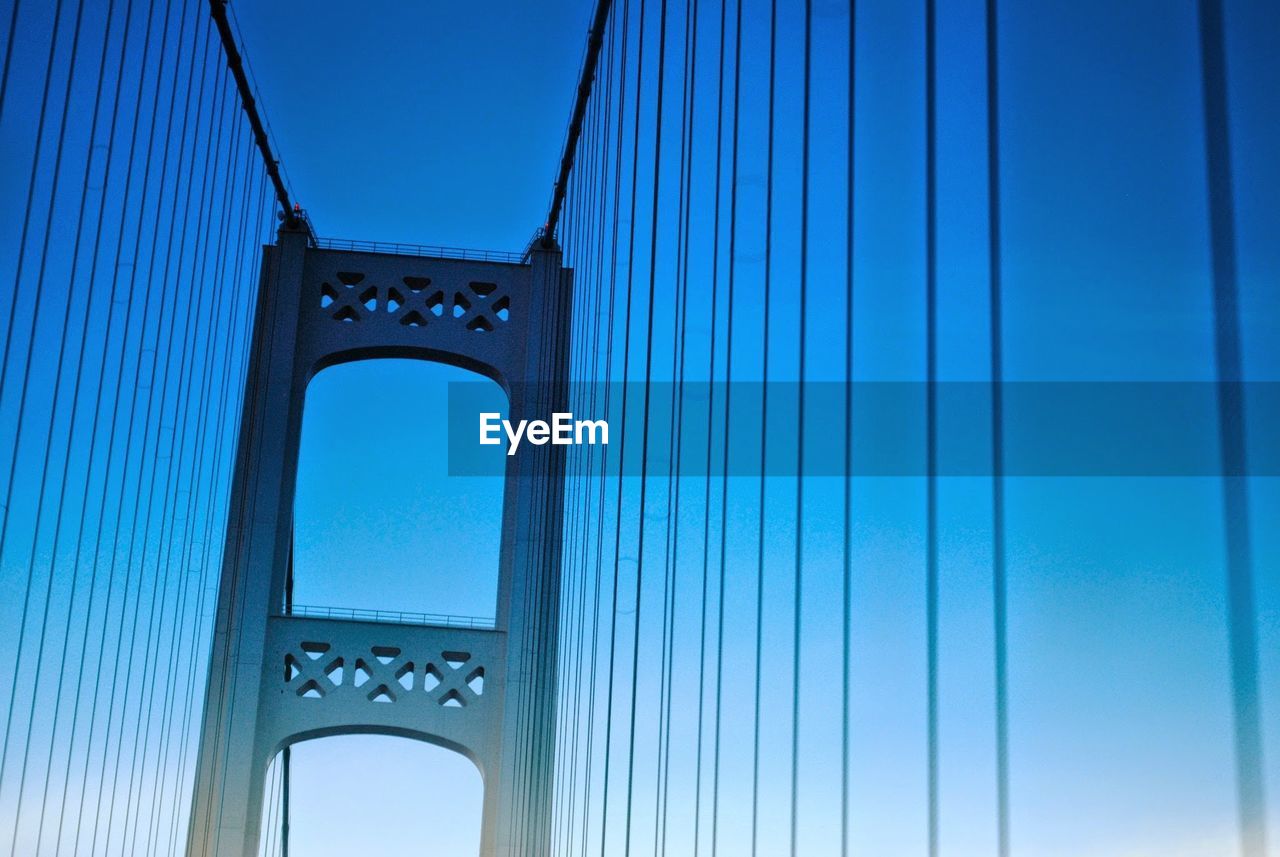 LOW ANGLE VIEW OF GOLDEN GATE BRIDGE