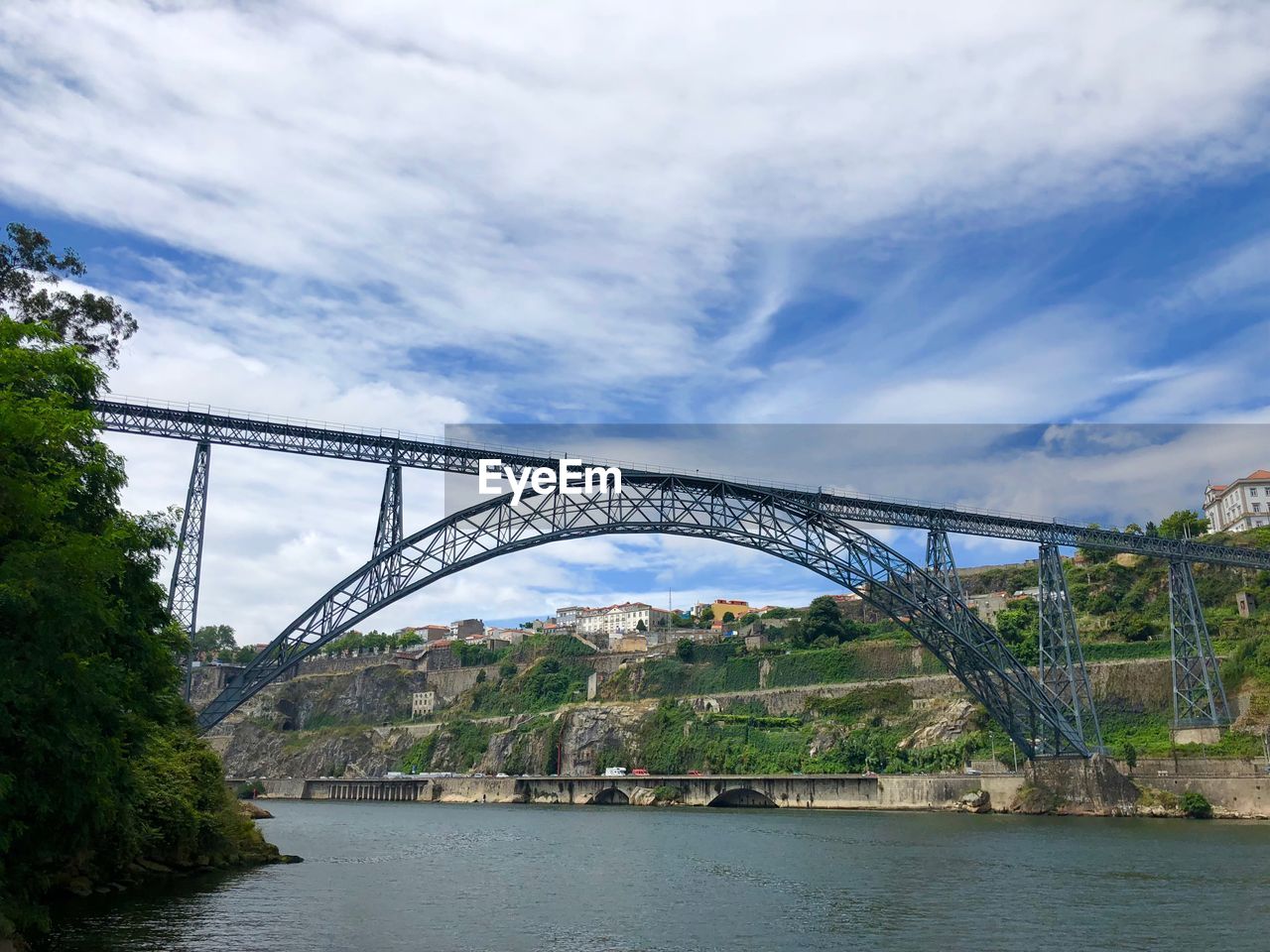 ARCH BRIDGE OVER RIVER