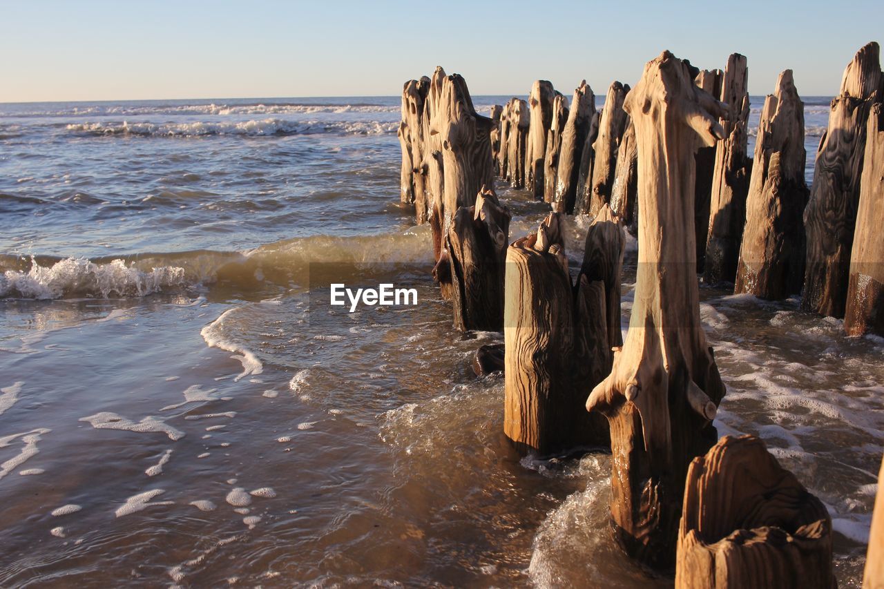 Panoramic view of sea against sky