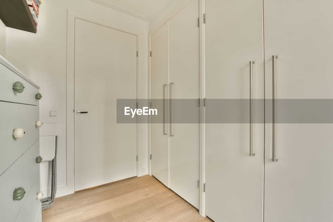 low angle view of wooden door